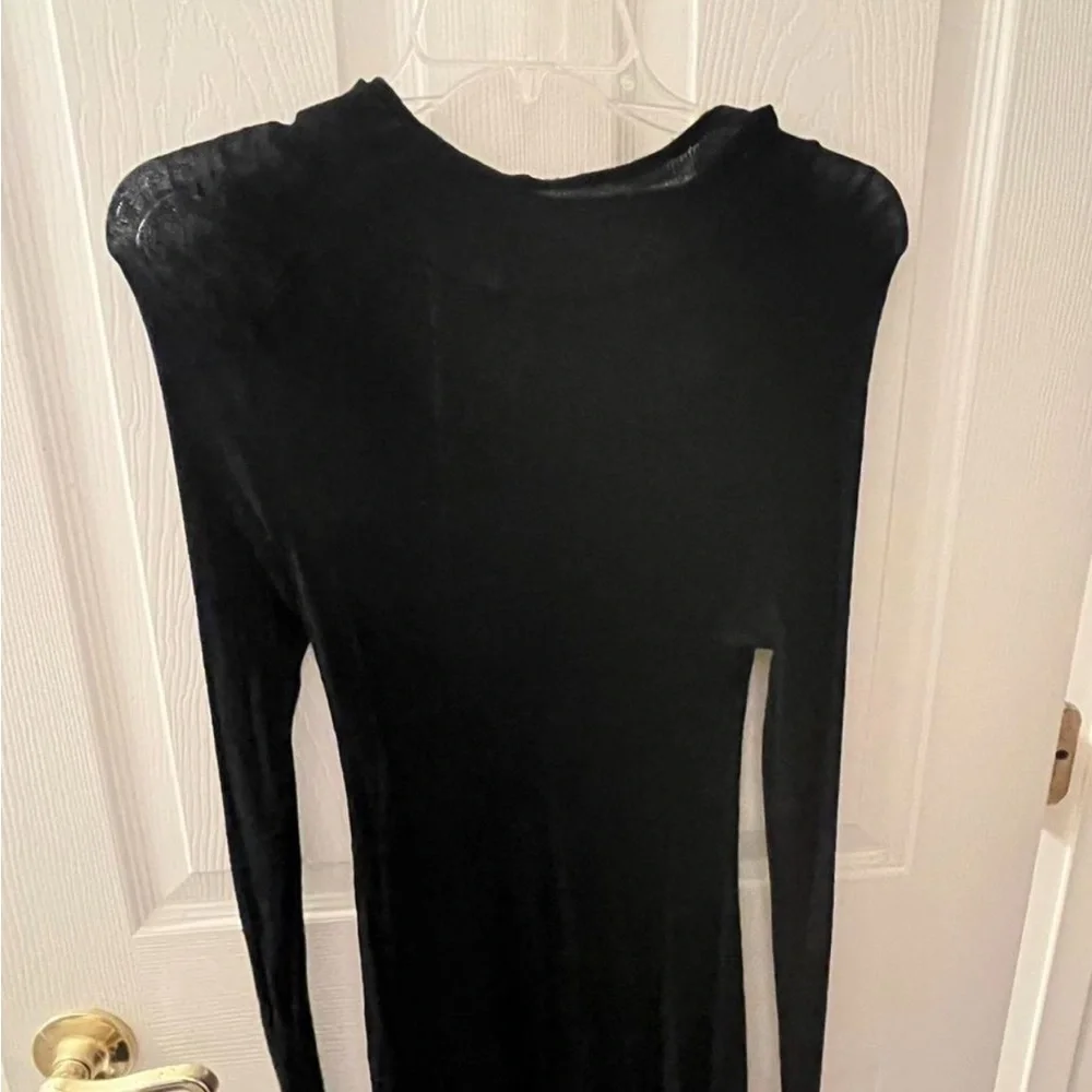 🎉Host Pick🎉 Free People Black Floral 2 Piece Dress - Picture 4 of 7